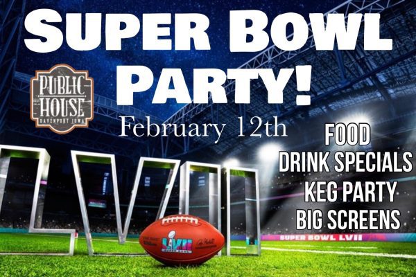 Party at The Public House on Super Bowl Sunday