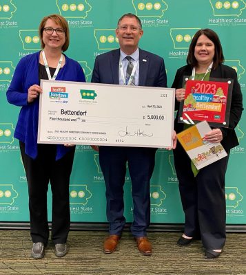 Bettendorf Receives “Healthy Hometown” Award