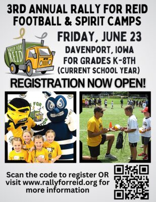 Rally For Reid Football Camps Coming Up