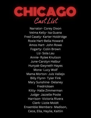 Bettendorf High School Theatre Department Producing 'Chicago' April 18-21