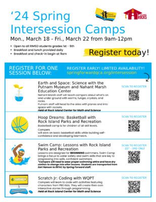 Spring Forward Providing Spring Break Camps For Rock Island Students