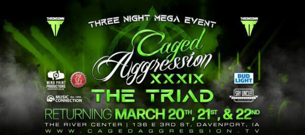 Caged Aggression Three-Night Event Banging Into Iowa's RiverCenter