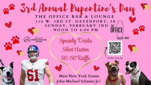 Pupentine's Day Howls Sunday At The Office Bar And Lounge In Davenport