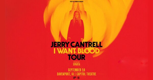 Jerry Cantrell Coming To Davenport's Capitol Theatre Wednesday Night