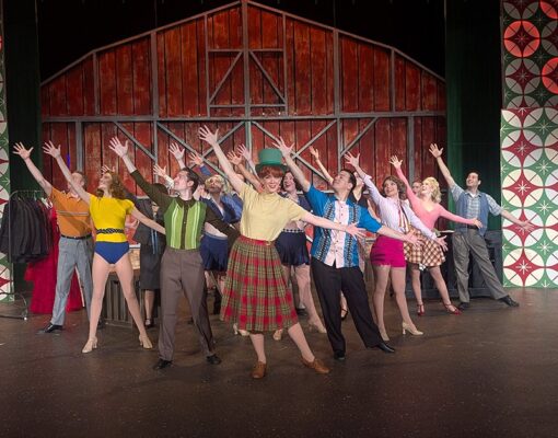 The cast of "Irving Berlin's White Christmas," running through Dec. 28, 2025 at Circa '21 Dinner Playhouse.
