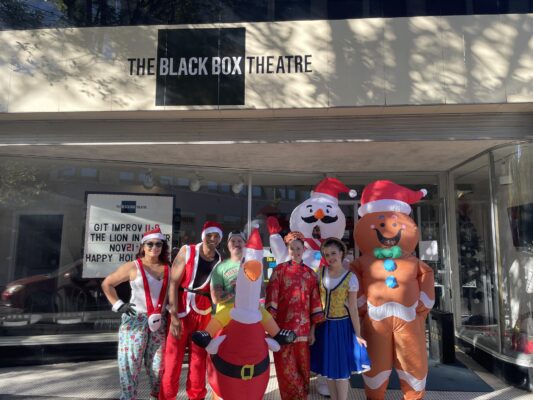 Holiday Hop outside the Black Box Theatre Nov. 15, 2025.