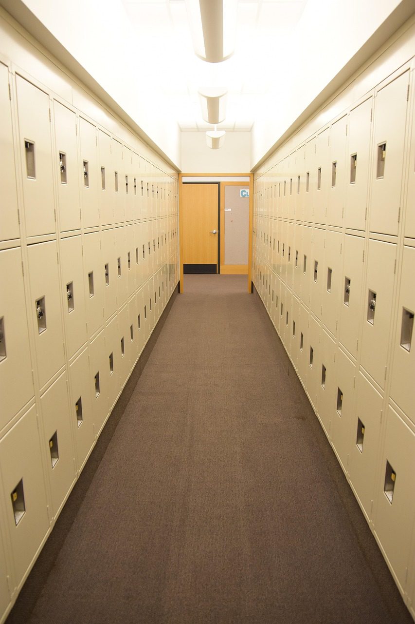 school, locker, corridor, lock, cabinet, hall, locker, locker, locker, locker, locker