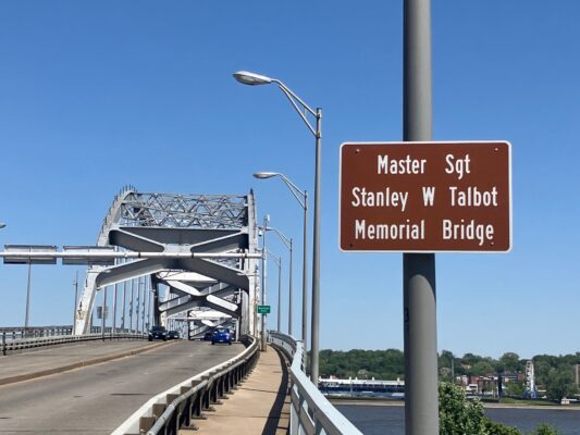 In 2017, the bridge was officially renamed as the Master Sgt. Stanley Talbot Memorial Bridge, in honor of an Illinois state trooper who died in 2001 -- after injuries sustained from being dragged by a driver who was fleeing a roadside safety checkpoint in downtown Rock Island near the bridge.