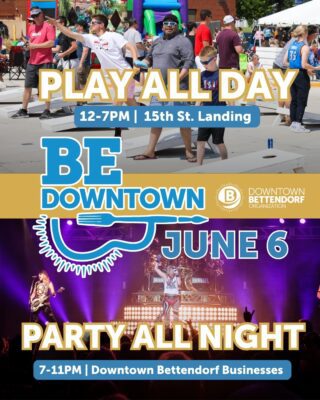 Family Fun and Live Music at “Be Downtown” in Bettendorf Saturday