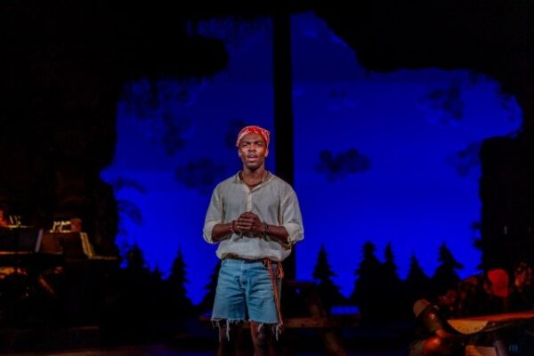 Errol Service, Jr. plays Jesus in Timber Lake Playhouse's "Godspell."