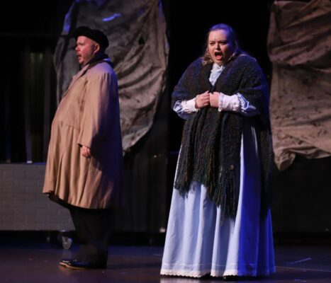 A scene from the 2024 Opera QC production of Puccini's "La Boheme."
