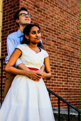 Tony and Maria in the new "West Side Story" at Spotlight Theatre are played by Casey Scott and Charleigh Weatherspoon.