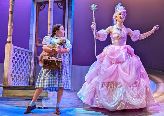 Sophie Kaegi, left, and Gillian Weatherford in Circa '21's new "The Wizard Oz."