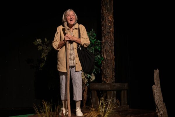 Jackie Skiles stars in "Grandma Gatewood Took a Walk," at Black Box Theatre, Moline.