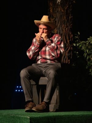Jim Driscoll plays many roles in the new play, based on a true story, at Black Box Theatre.