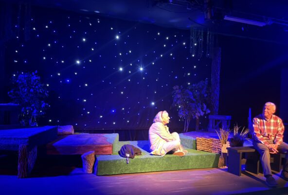 Jackie Skiles and Jim Driscoll are the only actors in the new play at Black Box Theatre, Moline, which runs through July 18.