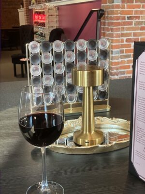 A Cabernet at Pop the Cork, July 27, 2026. Mondays you can get a glass for $5. (photo by Jonathan Turner)