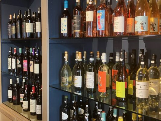 Some of the wine selection -- Tuesdays you can get $10 off any bottle purchase. (photo by Jonathan Turner)