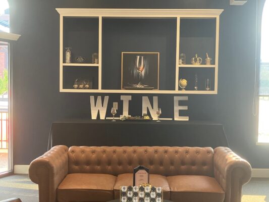 Part of the "wine" side of Pop the Cork. (photo by JOnathan Turner)