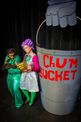 Juniper Garza is Plankton and Ella Hansen is Karen in "The SpongeBob Musical."