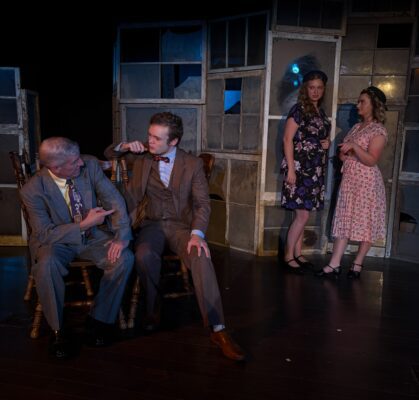 From left, Jim Driscoll, Morgan Wehling,,Madalyn Shierloh, and Marley Haley.