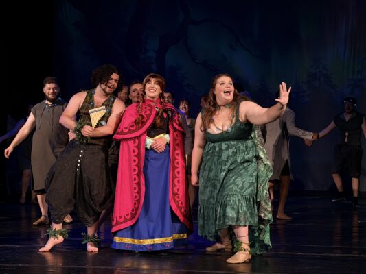 A scene from Spotlight Theatre's "Frozen," running through Aug. 16.