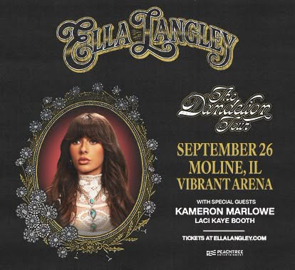Ella Langley Brings Dandelion Tour To Vibrant Arena In Moline